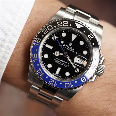 gmt batman rolex price|rolex batman gmt for sale.